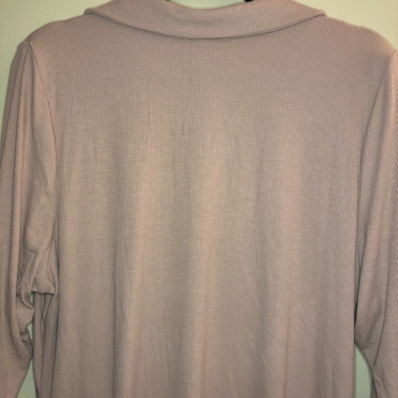 NWOT Old Navy Women’s Quartz Pink Fitted Button-down Top Size 2X - Picture 7 of 8